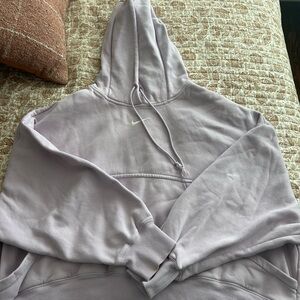Nike Oversized Crop Lavender Hoodie